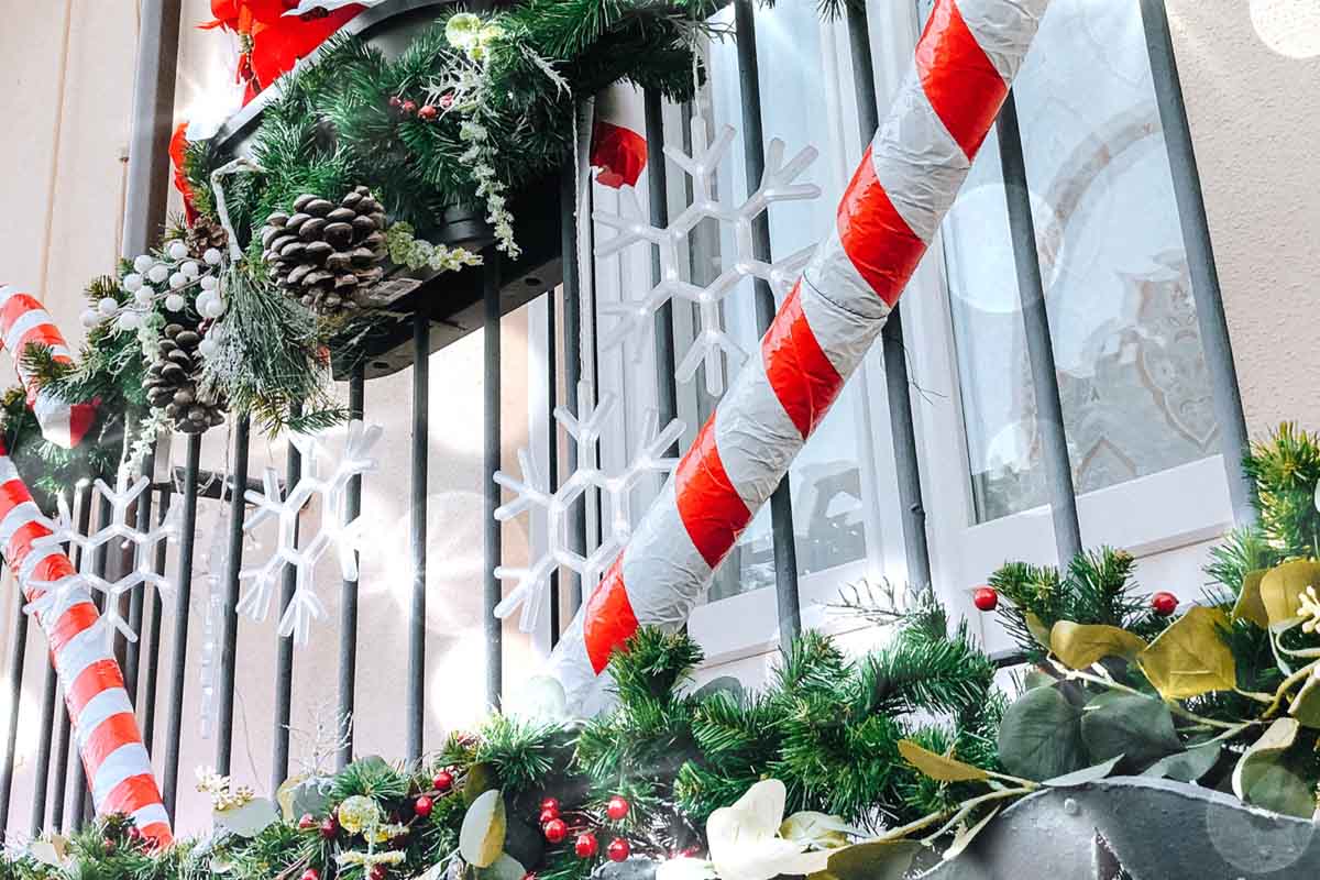 prometedor finalizando Validación Decoración de balcones en Navidad · Guía DIY - Aelca
