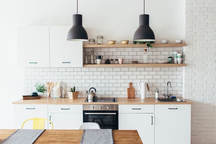Paredes de la cocina, ¿con o sin azulejos?